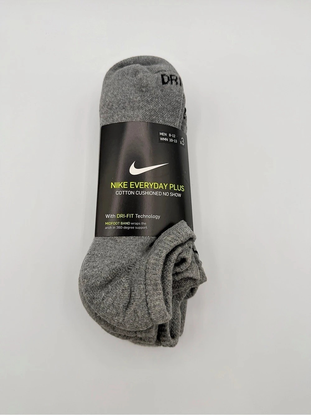 Nike Everyday Plus Gray NWT